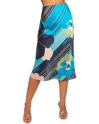 Ramy Brook - Rosetta Slip Midi Skirt - Lyst