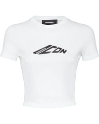 DSquared² - D2 Icon-Print T-Shirt - Lyst