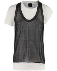 Pinko - Mark Cotton Crepe Sweater - Lyst