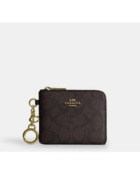 COACH - Small Corner Zip Wallet - Lyst