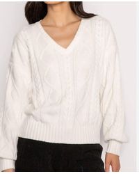 Pj Salvage - Cable Crew Lounge Long Sleeves Top - Lyst