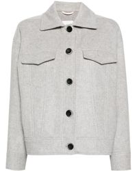 Eleventy - Oversized Wool And Cashmere Jacket - Lyst