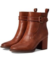 Zodiac - Rexx Cognac Ankle Buckle Strap Dress Bootie Jobb1794 - Lyst