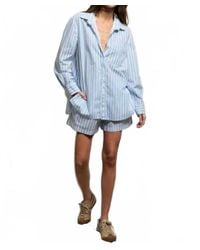 PERFECTWHITETEE - Avalon Cotton Poplin Slim Fit Button Down Shirt - Lyst