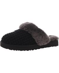 UGG - Cozy Slip On Leather Slide Slippers - Lyst