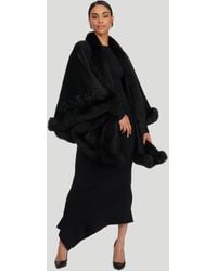 Gorski - Embroidered Wool And Cashmere Cape - Lyst