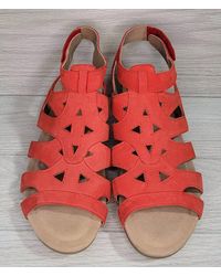 Earth - Pisa Chatham Low Wedge Sandals - Lyst
