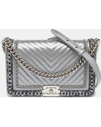 Chanel - Quilted Leather New Medium Boy Flap Bag - Lyst