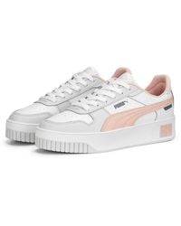 PUMA - Carina Street Leather Lifestyle Casual And Fashion Sneakers - Lyst