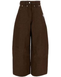 Simone Rocha - Utility Curve Cotton Jeans - Lyst