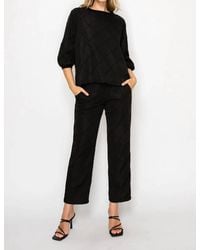 Joh - Stretch Knit Pointe With Textured Woven Pants - Lyst