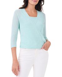 NIC+ZOE - 4-Way Linen-Blend Cardigan - Lyst
