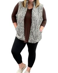 Michelle Mae - Charlie Zip Up Vest - Lyst