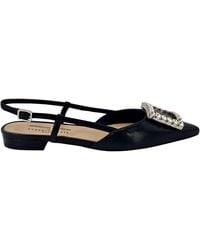 Madison Maison - Leather Lavanda Sling Back Flat - Lyst