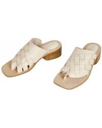 INTENTIONALLY ______ - Kelly Leather Woven Sandal - Lyst