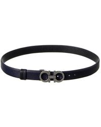 Ferragamo - Salvatore Gancini Reversible & Adjustable Leather Belt - Lyst