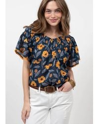 Ivy Jane - Smocked Sunflower Top - Lyst