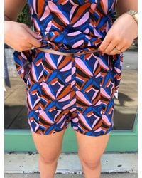 Sincerely Ours - Tabitha Tile Shorts - Lyst