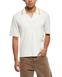 Rag & Bone - Zuma Toweling Rib Johnny Polo Shirt - Lyst