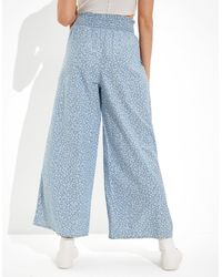 American Eagle Outfitters - Ae Smocked Wide Leg Pant - Lyst