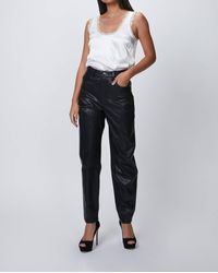 WeWoreWhat - Dani Boyfriend Leather Pants - Lyst