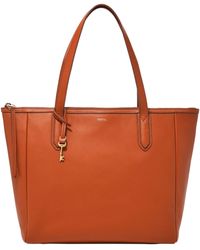Fossil - Sydney Litehide Leather Large Tote - Lyst