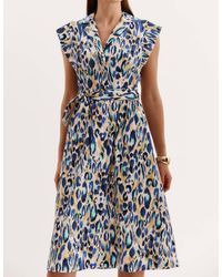 tyler boe - Paige Leopard Print Dress - Lyst