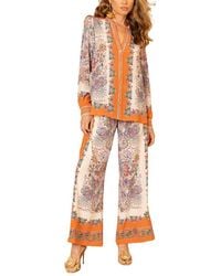 Hale Bob - Ramona Silk Button Down Top - Lyst