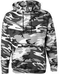 Code Five - Camo Pullover Fleece Hoodie - Lyst