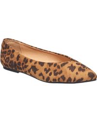 French Connection - Almond Toe Ballet Flats With V Front - Lyst