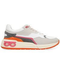 Ferragamo - Cosma Low Top Leather Sneaker - Lyst