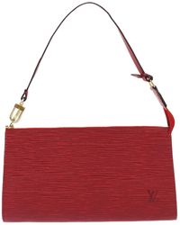 Louis Vuitton - Pochette Accessoire Leather Clutch Bag (pre-owned) - Lyst