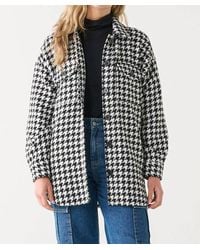 Dex - Button Front Collar Jacket - Lyst