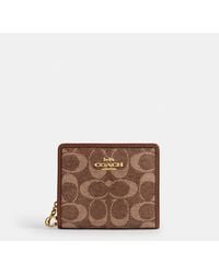 COACH - Snap Wallet - Lyst