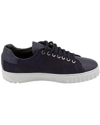 Ferragamo - Cube Leather Low-top Sneakers - Lyst