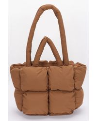 Fashnzfab - Nylon Quilted Padded Tote Bag - Lyst