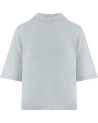 Sa Su Phi - Boxy Cropped Short Sleeve Cashmere Sweater - Lyst