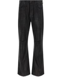 Purple - 'P026 Rinsed Foil Boot' Jeans - Lyst