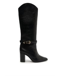 SCHUTZ SHOES - Maryana Pointed Toe Knee High Boot - Lyst