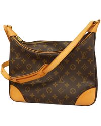 Louis Vuitton - Boulogne Canvas Shoulder Bag (pre-owned) - Lyst