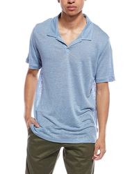Onia - Shaun Linen Polo Shirt - Lyst