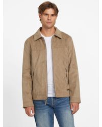 Guess - Ricard Faux-Suede Jacket - Lyst