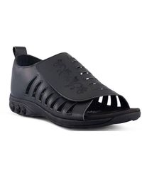 Therafit - Shari Leather Peep Toe Strappy Sandals - Lyst
