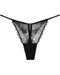 Ajour - Zarzuela Lace Adjustable G-String - Lyst