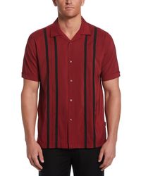 Cubavera - Collared Striped Button-down Shirt - Lyst