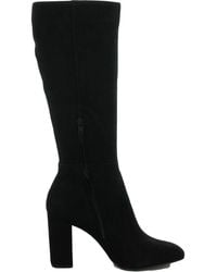 Steve Madden - Ninny Boots Leather Pointed Toe Knee High Htat1522 - Lyst