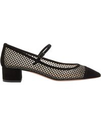 Aquazzura - Mayor Crystals Mesh Pumps 35 - Lyst