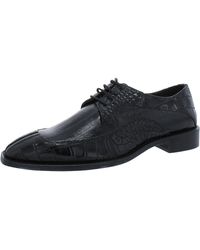 Stacy Adams - Tiramico Leather Croc Embossed Oxfords - Lyst