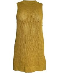 Jason Wu - Pointelle-Knit Tunic Sweater - Lyst