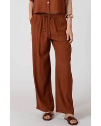Dex - Drawstring Wide Pant - Lyst
